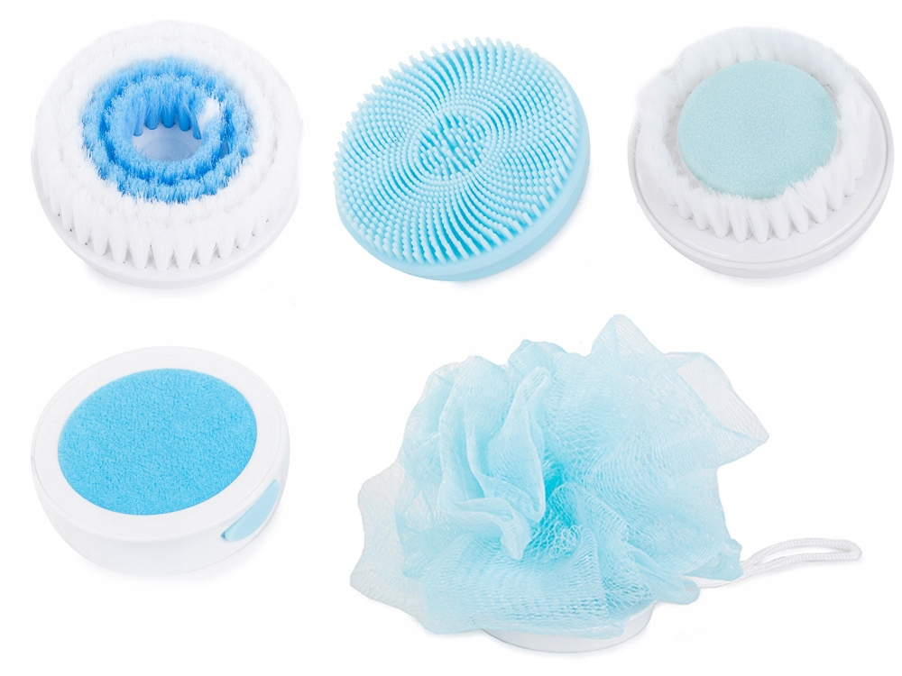 5w1 Szczotka Do Mycia Pleców Ciała Masażer Stóp Kąpiel Końcówki Elektryczna