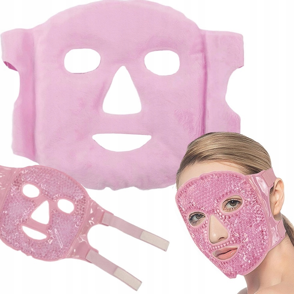 Żelowa Maska Chłodząca Na Twarz Ogrzewająca Relksująca Okład Na Oczy Żel