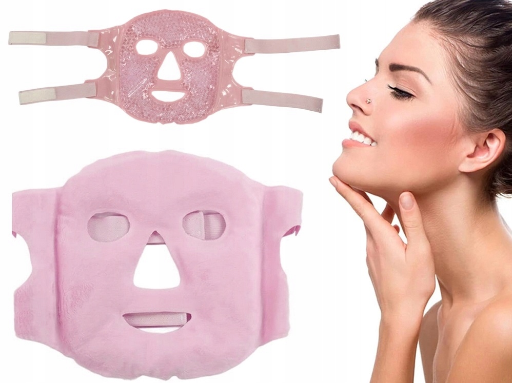 Żelowa Maska Chłodząca Na Twarz Ogrzewająca Relksująca Okład Na Oczy Żel