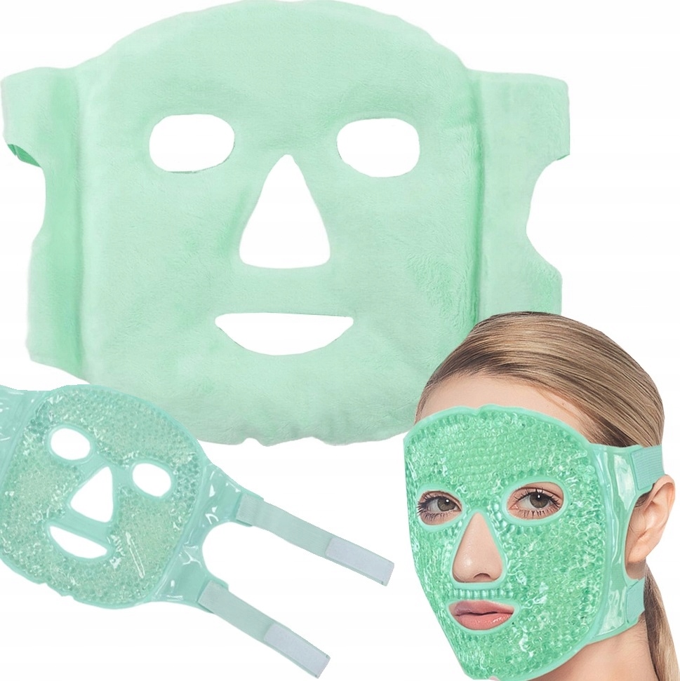 Żelowa Maska Chłodząca Na Twarz Ogrzewająca Relksująca Okład Na Oczy Żel