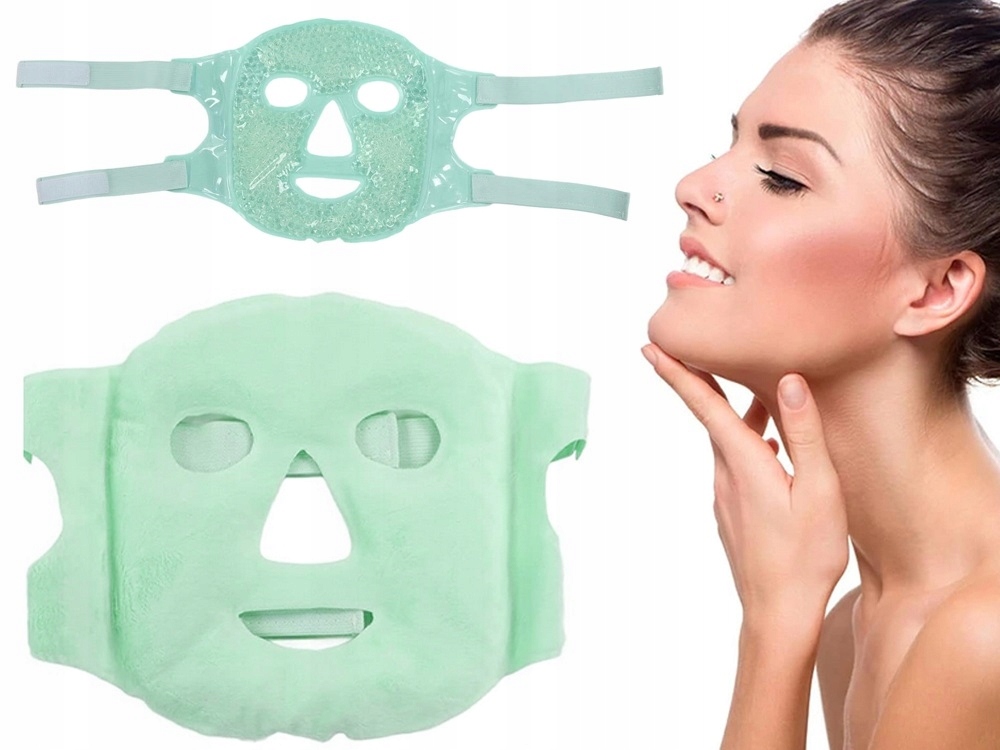 Żelowa Maska Chłodząca Na Twarz Ogrzewająca Relksująca Okład Na Oczy Żel