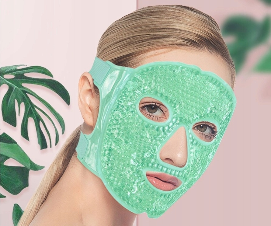 Żelowa Maska Chłodząca Na Twarz Ogrzewająca Relksująca Okład Na Oczy Żel