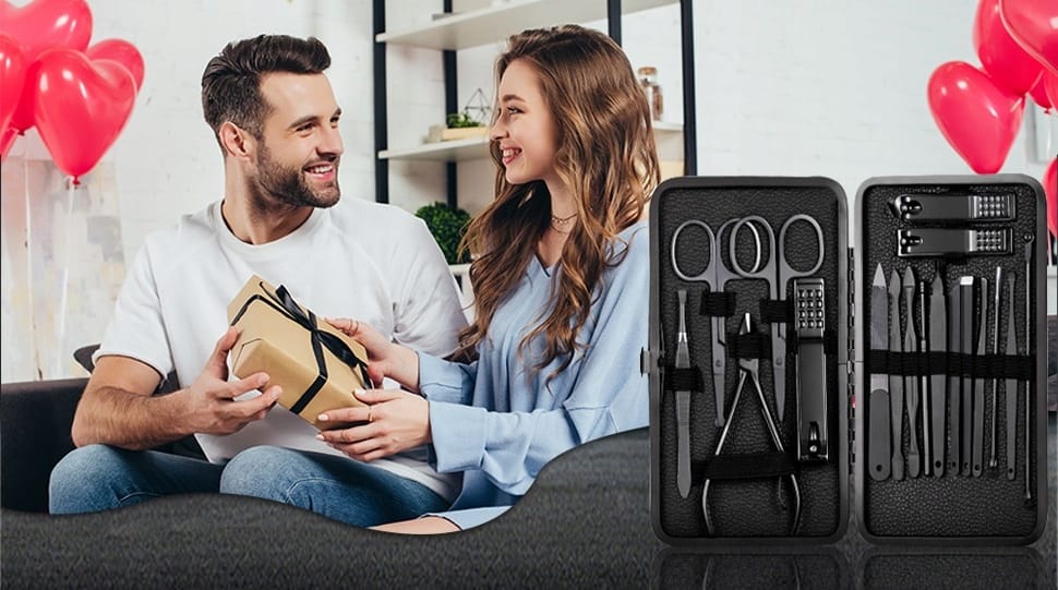 image-8989.jpeg Profesjonalny Zestaw Pedicure Manicure 18 Elementów Do Pielęgnacji Paznokci