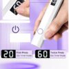 Lampa Uv Led Mini Latarka Do Paznokci Przenośna Bezprzewodowa Utwardza Mała