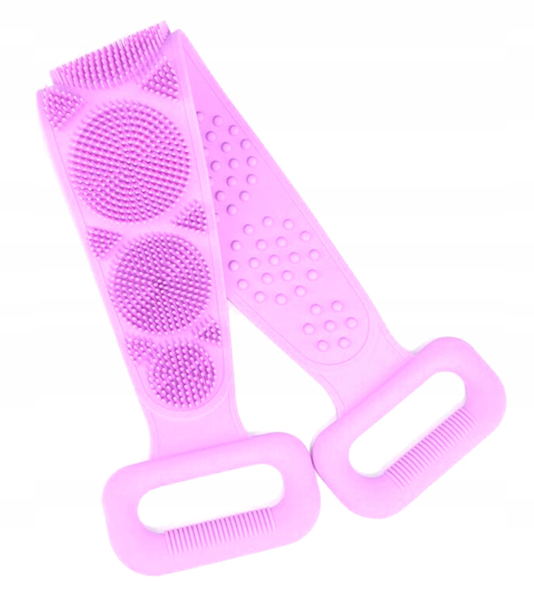 Pas Do Mycia Masażu Pleców Ciała Masażer Silikonowy Szczotka Dwustronna