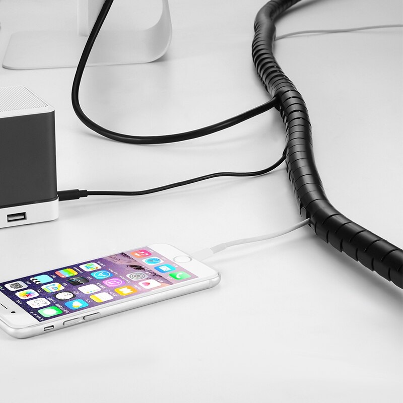 Maskownica Spirala Do Kabli Przewodów Elastyczny Organizer Osłona Oplot