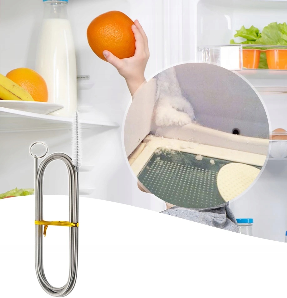 Szczotka Czyścik Spreżynka Wycior Do Czyszczenia Rurek Odpływów Lodówek