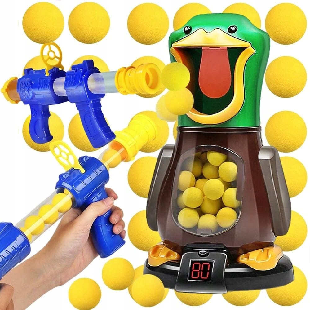 Głodna Kaczka Xl Strzelanie Do Celu Ucieka Świeci 2 Pistolety Zręcznościowa