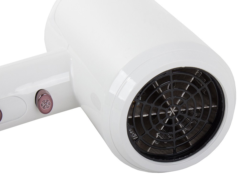 Suszarka Do Włosów Basenowa Hotelowa Naścienna Biała 1200W Uchwyt Prędkość