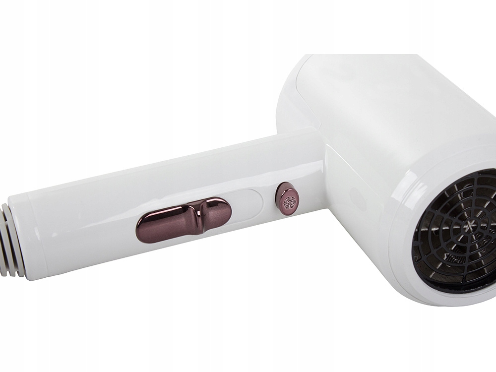 Suszarka Do Włosów Basenowa Hotelowa Naścienna Biała 1200W Uchwyt Prędkość