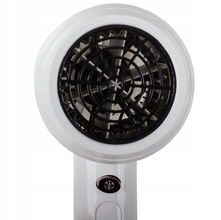 Suszarka Do Włosów Basenowa Hotelowa Naścienna Biała 1200W Uchwyt Prędkość