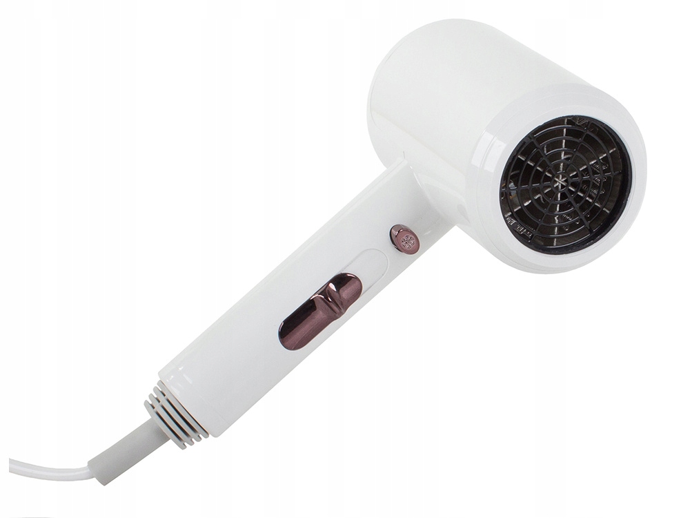 Suszarka Do Włosów Basenowa Hotelowa Naścienna Biała 1200W Uchwyt Prędkość