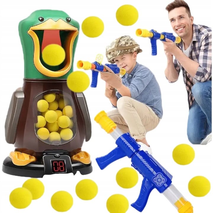 Głodna Kaczka Xl Strzelanie Do Celu Ucieka Świeci 2 Pistolety Zręcznościowa