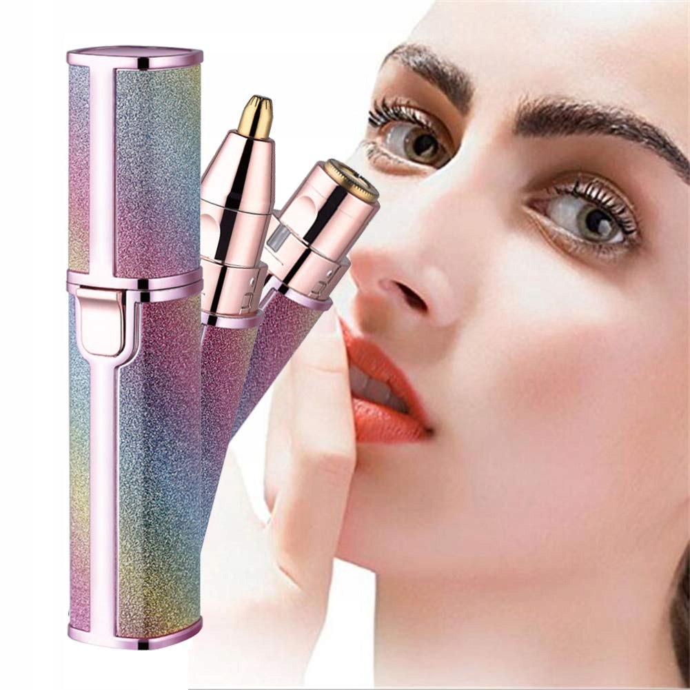 Elektryczny Depilator Trymer Do Brwi Twarzy Usb