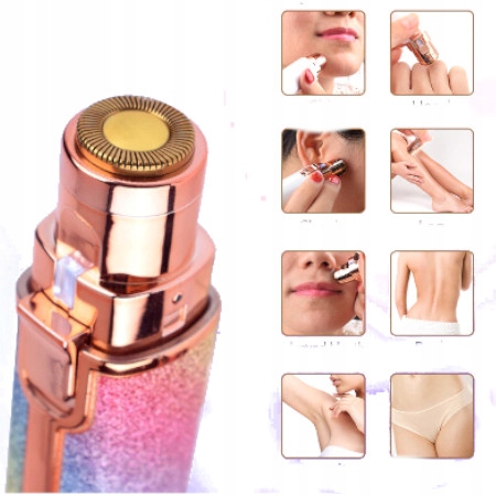 Elektryczny Depilator Trymer Do Brwi Twarzy Usb