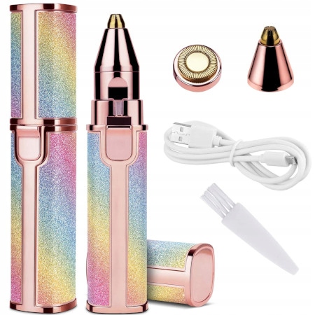 Elektryczny Depilator Trymer Do Brwi Twarzy Usb