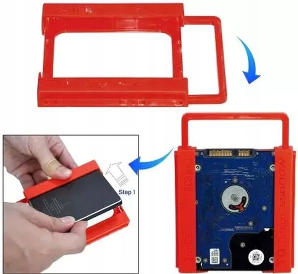 Adapter Sanki Kieszeń Do Dysku Ssd Hdd 2.5 Na 3.5