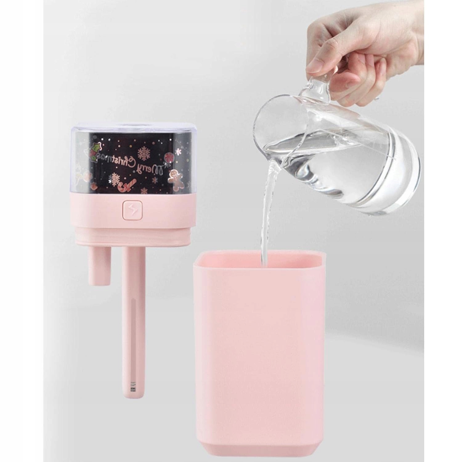 Nawilżacz Powietrza I Projektor Gwiazd 2w1 Dyfuzor Powietrza Aroma