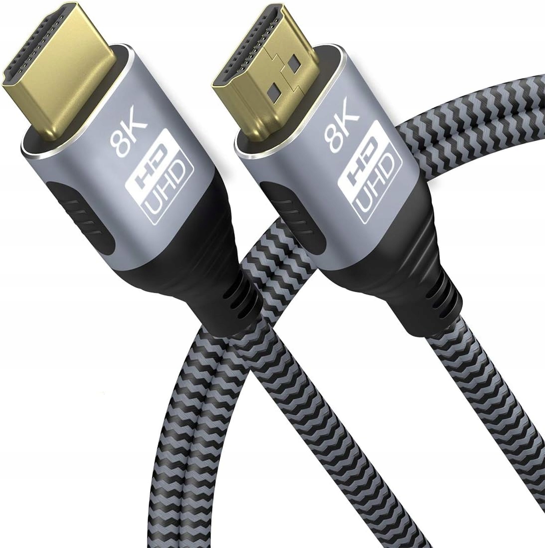 Kabel HDMI 2.1 8k 60Hz UHD 2m HDMI-HDMI High Speed 48 GB/s