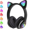 Słuchawki Bezprzewodowe B39 Z Uszami Bluetooth RGB Kocie Uszy Dla Dzieci