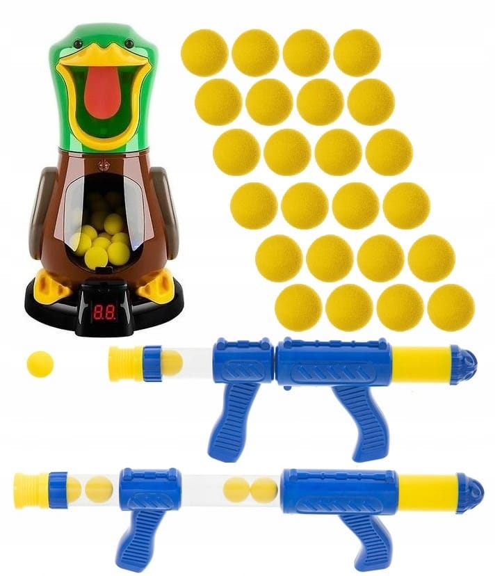 Głodna Kaczka Xl Strzelanie Do Celu Ucieka Świeci 2 Pistolety Zręcznościowa