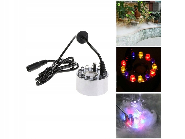 Parownik Generator Mgły Jonizator Powietrza Nawilżacz + Zasilacz Komplet