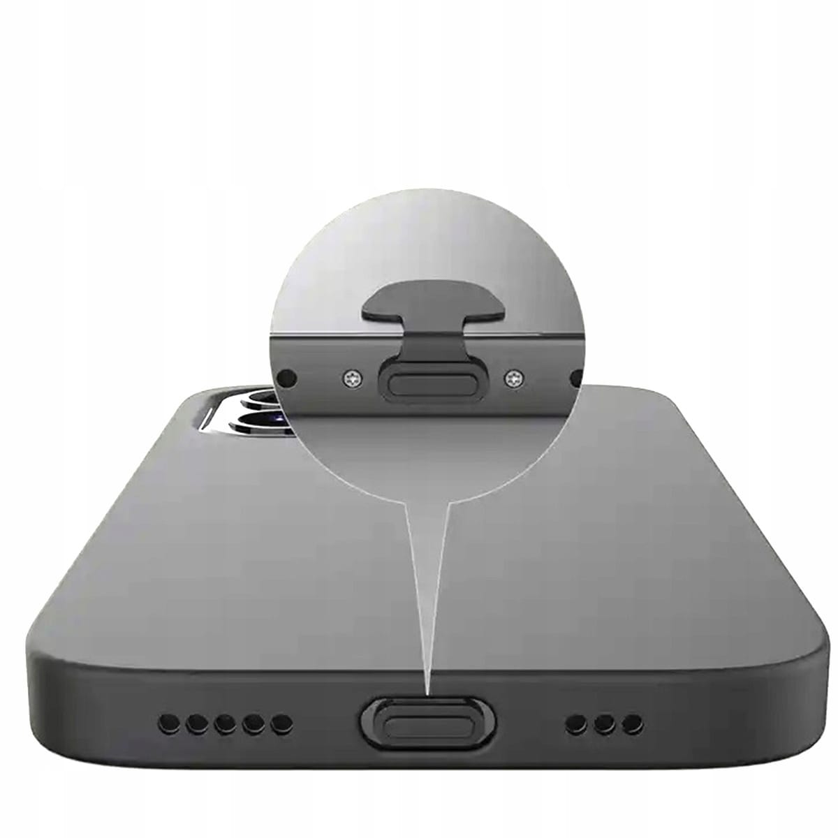 Zaślepka Gniazda Ładowania Przeciw Kurzowi USB-C Zatyczka Typ-C