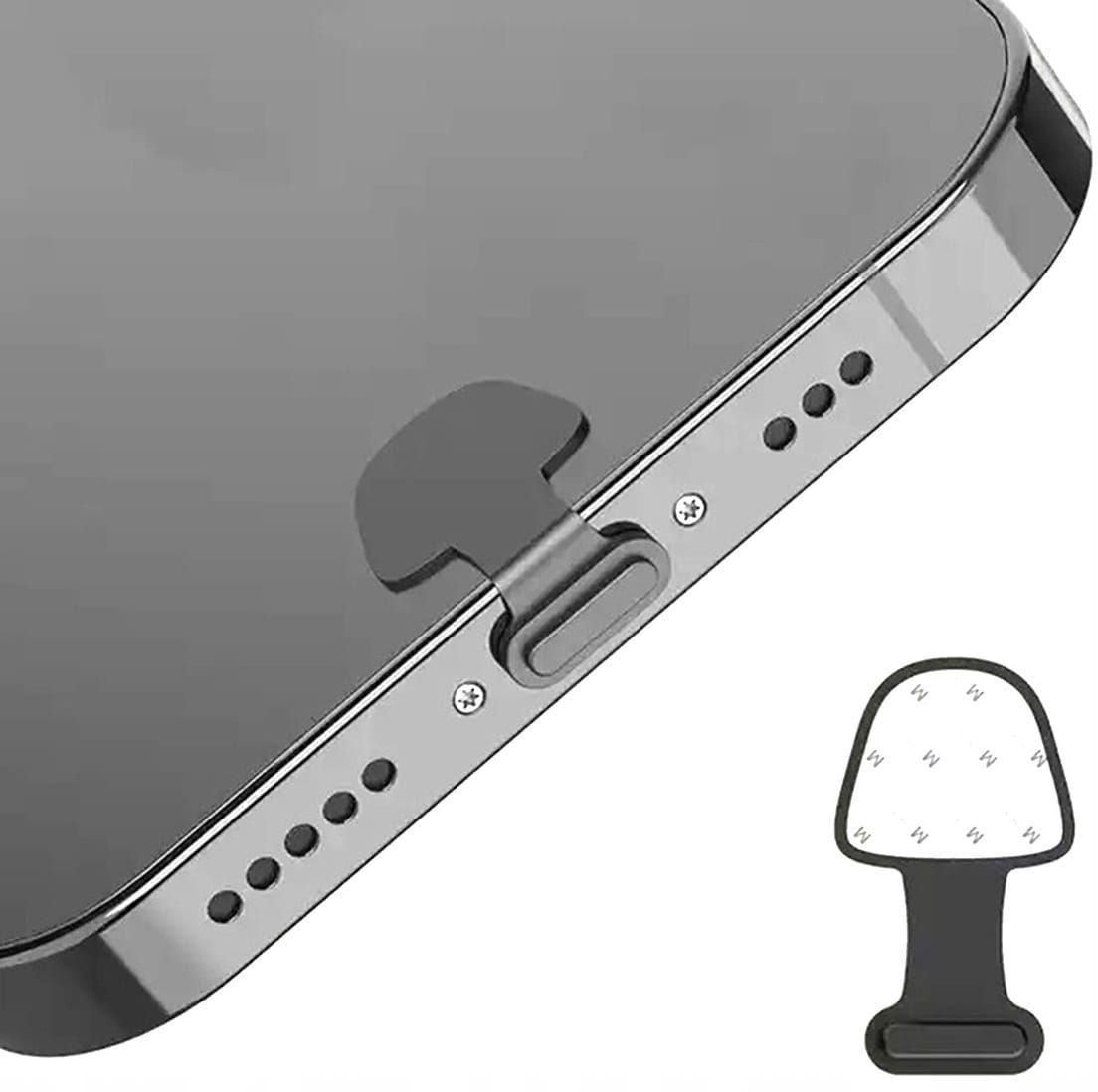 Zaślepka Gniazda Ładowania Przeciw Kurzowi USB-C Zatyczka Typ-C