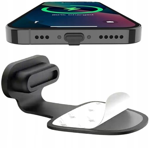 Zaślepka Gniazda Ładowania Przeciw Kurzowi USB-C Zatyczka Typ-C