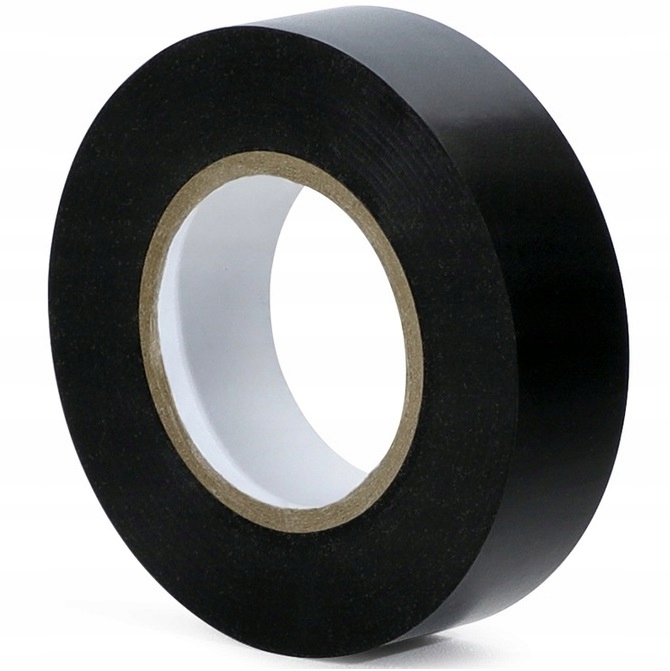 Taśma Izolacyjna PVC Elektryczna Czarna Mocna Izolacja 18m Wodoodporna