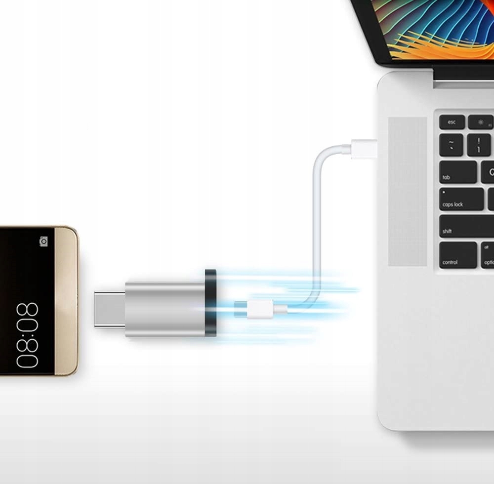 Adapter Przejściówka Micro USB Do USB-C Typ-C