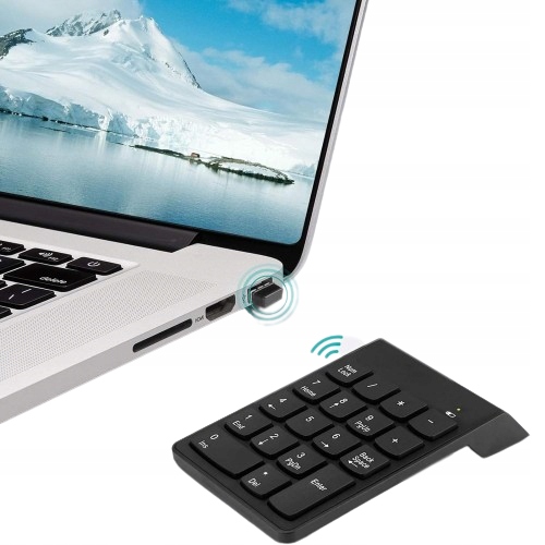 Klawiatura Numeryczna Bezprzewodowa Usb Do Tableta Laptopa Pc