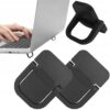 Podstawki Pod Laptopa Zestaw Uniwersalne Aluminiowe Nóżki 2 Sztuki Czarne