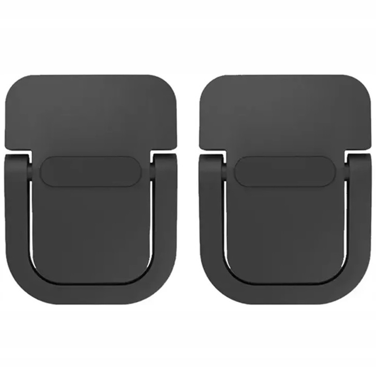 Podstawki Pod Laptopa Zestaw Uniwersalne Aluminiowe Nóżki 2 Sztuki Czarne