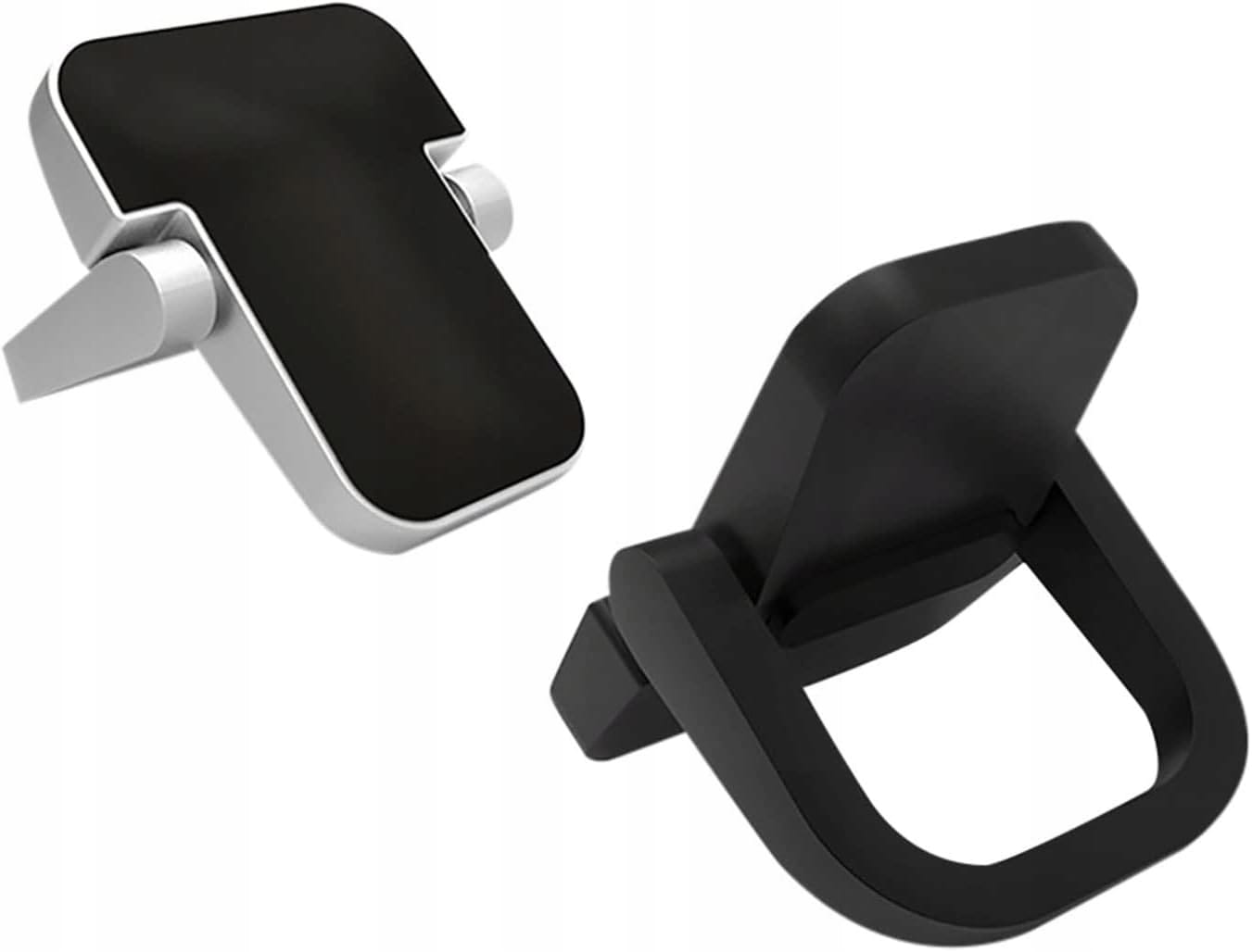 Podstawki Pod Laptopa Zestaw Uniwersalne Aluminiowe Nóżki 2 Sztuki Srebrne