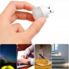 Mini Lampka Usb 5v 1w Dioda Led Wejśie Usb Lampka Nocna Białe Światło 1szt.