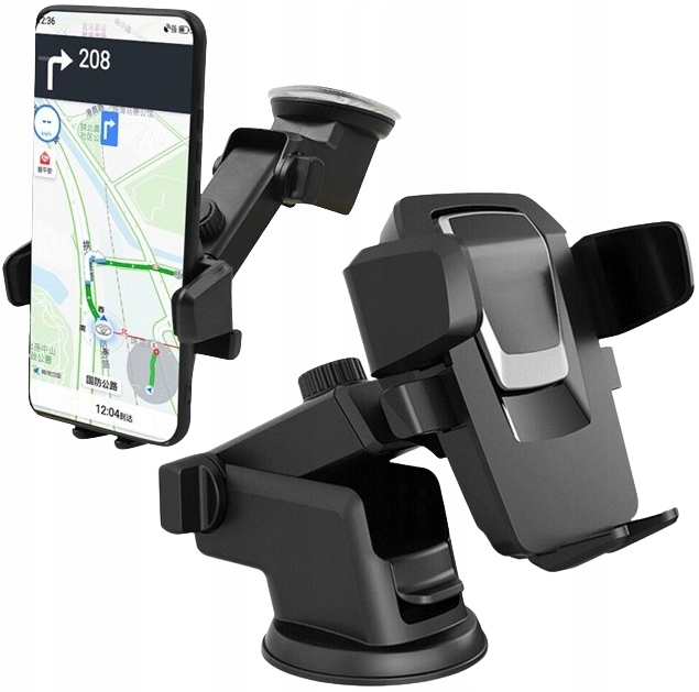 Uchwyt Do Samochodu Na Telefon Szybę Deskę Kokpit Samochodowy Holder Clik