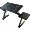 Przenośny Składany Stolik Podstawka Na Pod Laptop Chłodzący Wiatrak