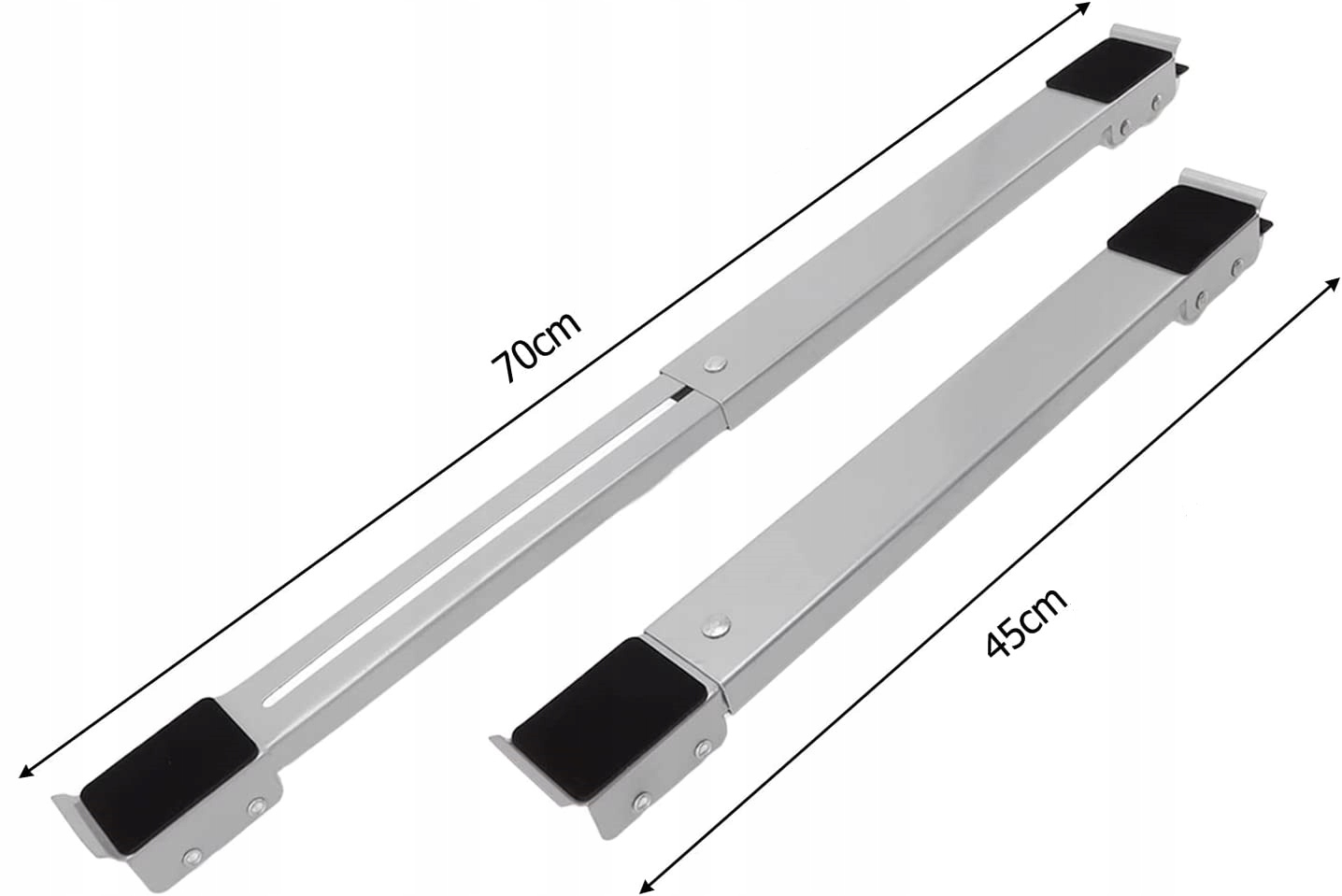 2x Rolki Do Transportu Przesuwania Mebli Agd Podkładki Pod Pralkę Lodówke