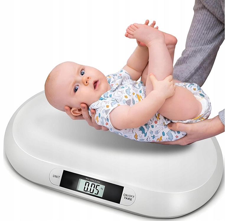 Waga Elektroniczna Dla Niemowląt Dzieci Noworodków Do 20kg Dokładna 10g