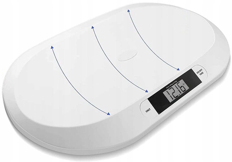 Waga Elektroniczna Dla Niemowląt Dzieci Noworodków Do 20kg Dokładna 10g