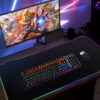 Gamingowa Podkładka Pod Myszkę Dla Graczy Podświetlana Led Mata Rgb 80x30