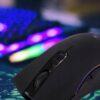 Mysz Optyczna Myszka Przewodowa Gaming Rgb Podświetlenie Sensor Optyczny