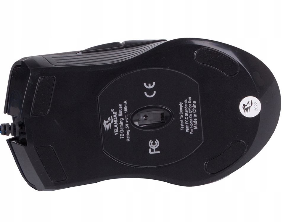 Mysz Optyczna Myszka Przewodowa Gaming Rgb Podświetlenie Sensor Optyczny