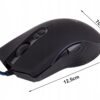 Mysz Optyczna Myszka Przewodowa Gaming Rgb Podświetlenie Sensor Optyczny