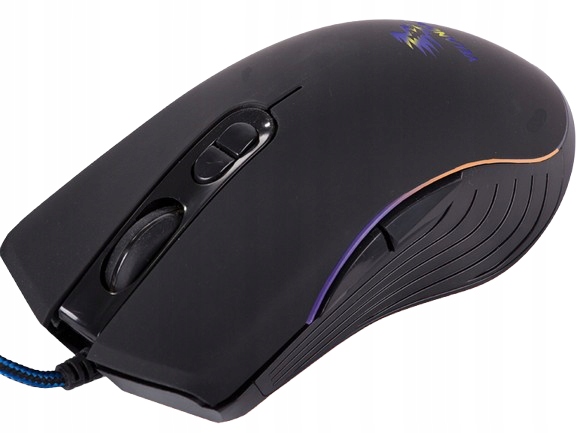 Mysz Optyczna Myszka Przewodowa Gaming Rgb Podświetlenie Sensor Optyczny