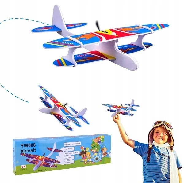 Samolot Styropianowy Latający Piankowy Lekki Usb Silnik Szybowiec Rzutka