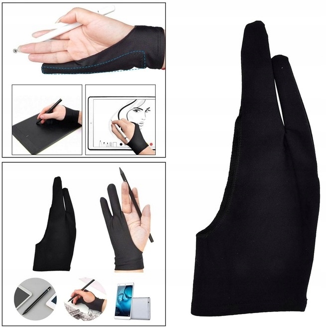 Rękawiczka Do Szkicowania Tabletów Graficznych Rysowania Rękawica Na Palce