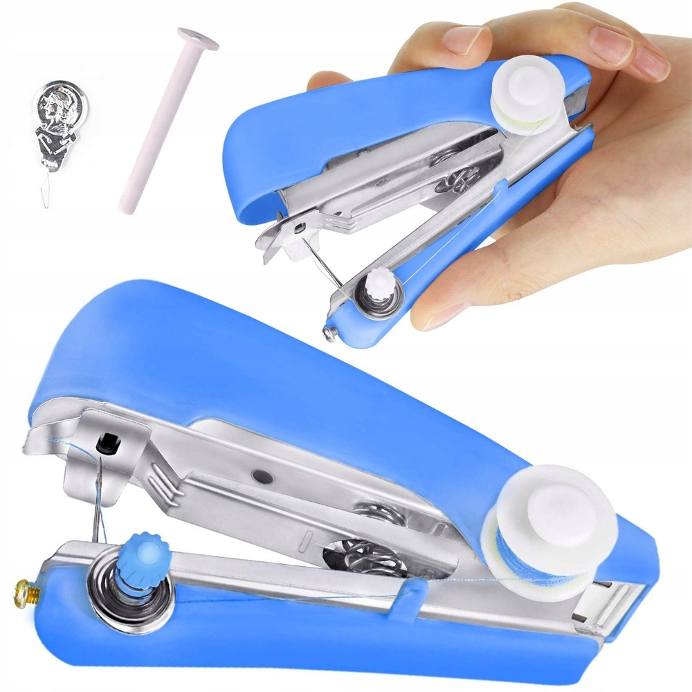 Mini Maszyna Ręczna Do Szycia Igła Nić Przenośna Bez Zasilania Manualna