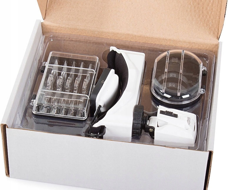 Lupa Na Głowę Okulary Powiększające Precyzyjne Led 8x Lupa Nagłowna Czołowa